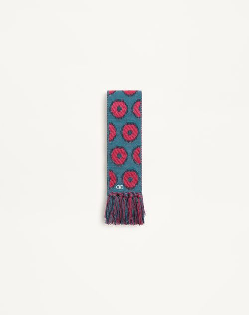 Valentino Garavani - Antibes Cotton Scarf With Fringe - Red/blue - Man - Soft Accessories